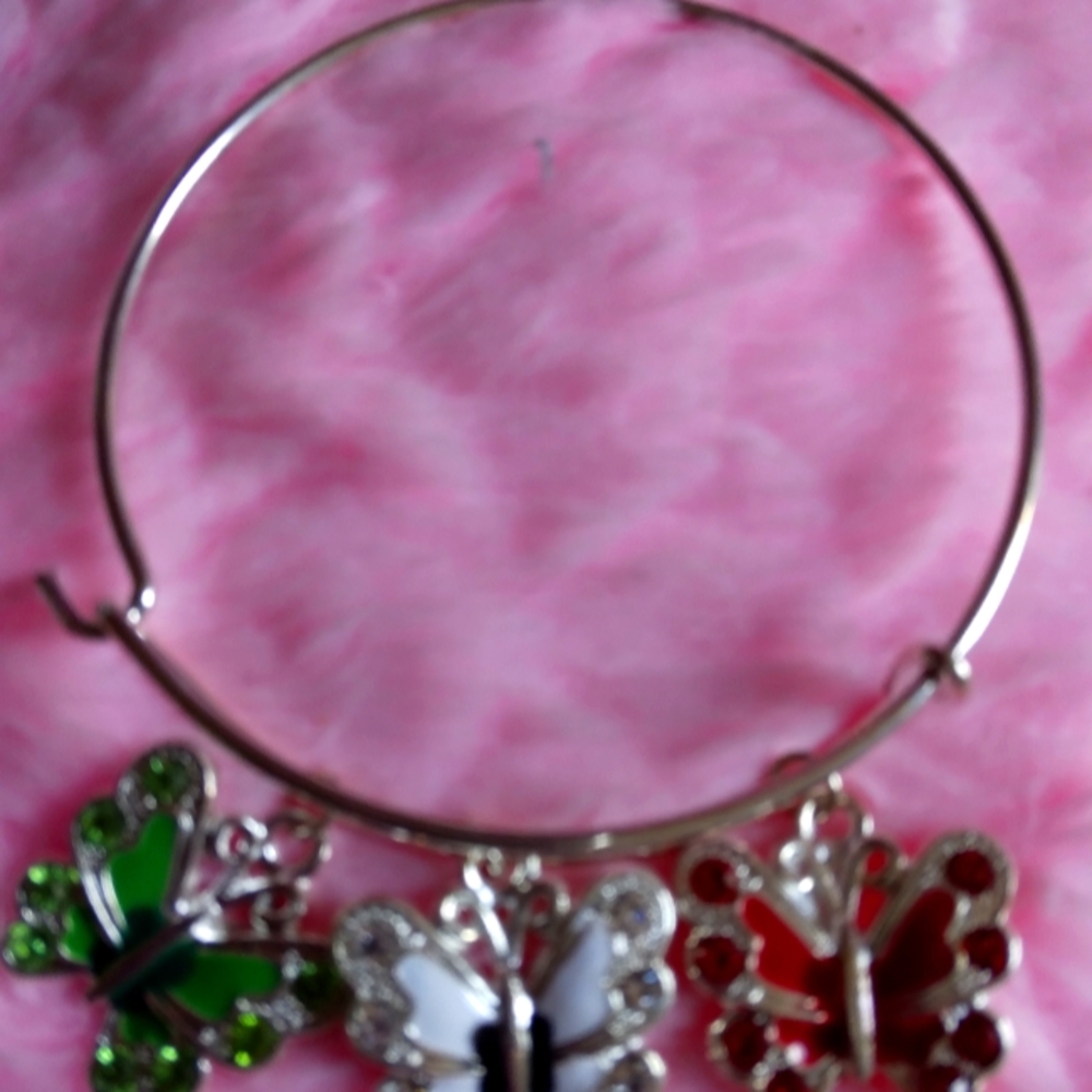 Beautiful butterfly bangle  bracelet